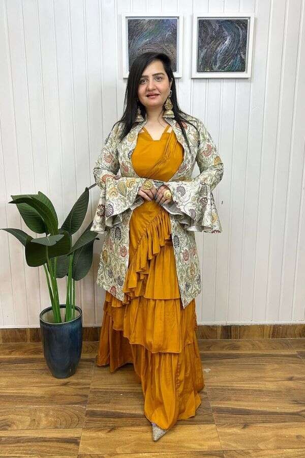 Sitara Saaz Ruffles Saree