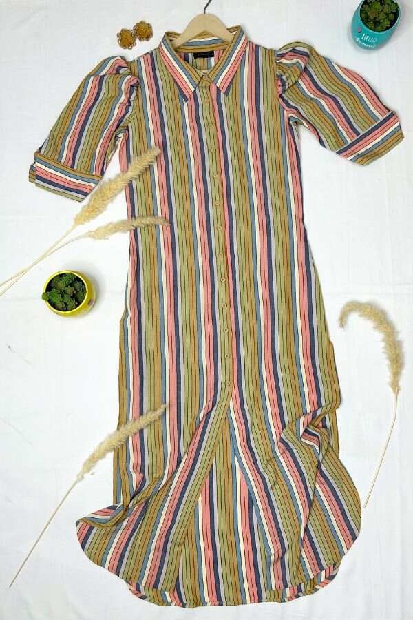 Sunset Stripes Dress