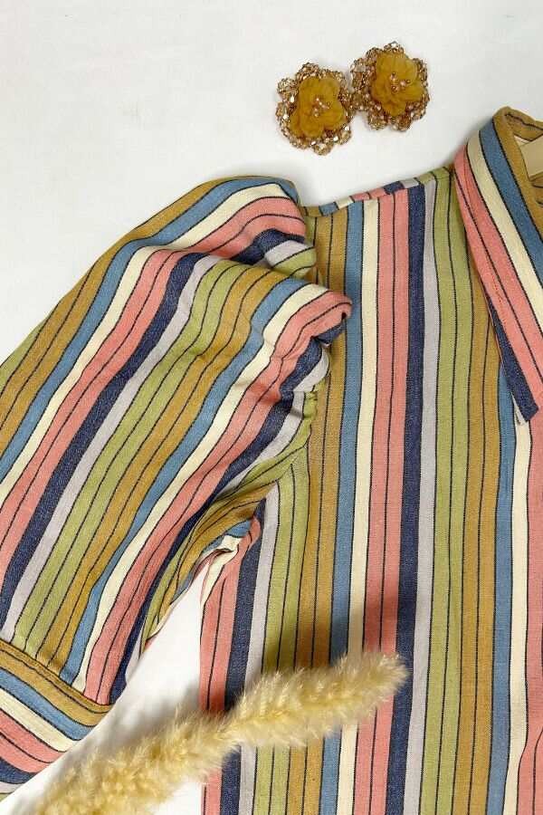 Sunset Stripes Dress