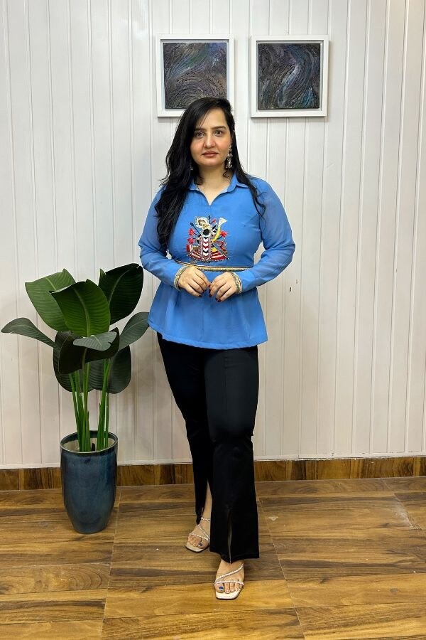 Kanhaji Embroidered Top