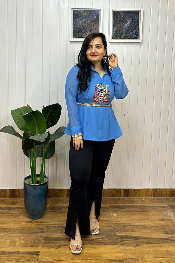 Kanhaji Embroidered Top