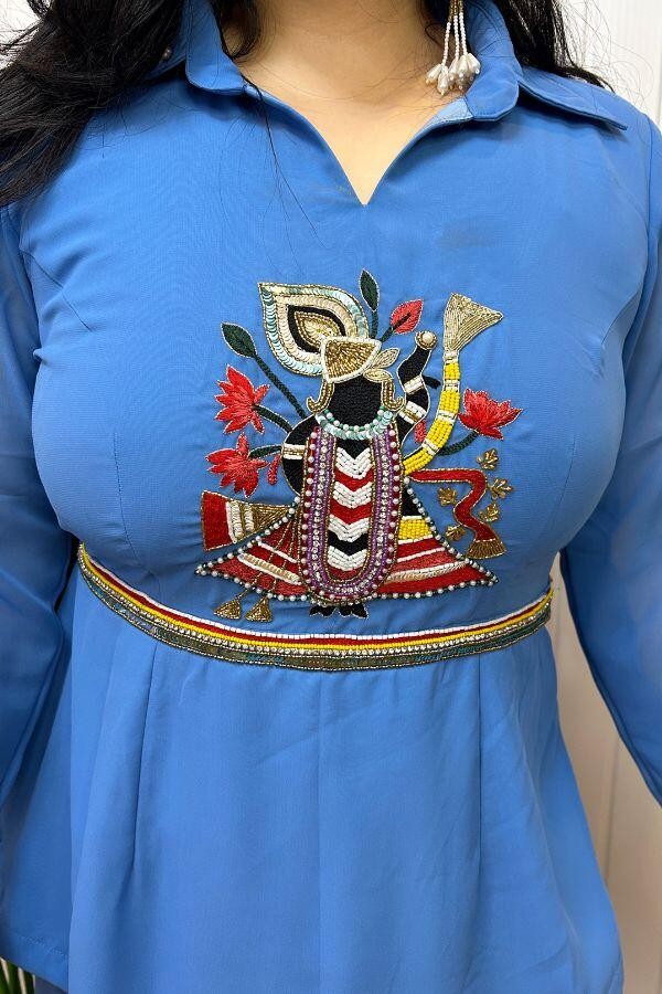 Kanhaji Embroidered Top
