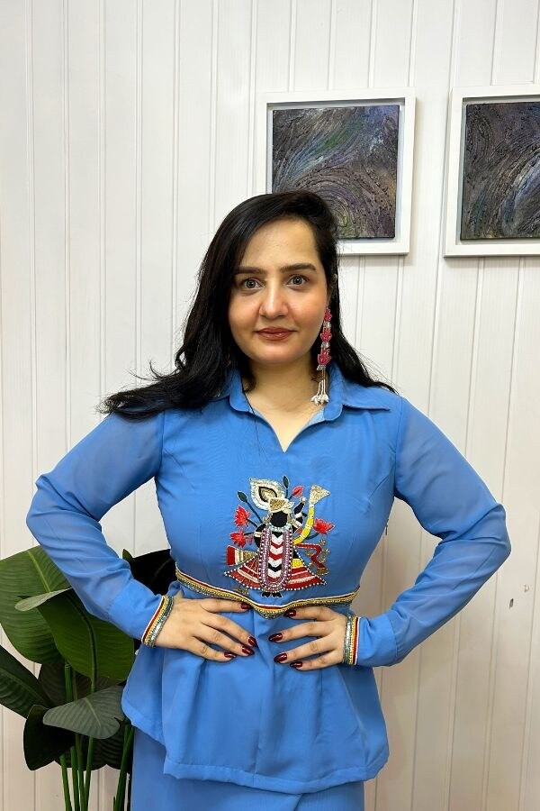 Kanhaji Embroidered Top