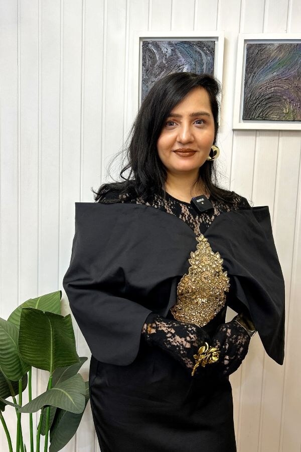 Blackout Glam Gown