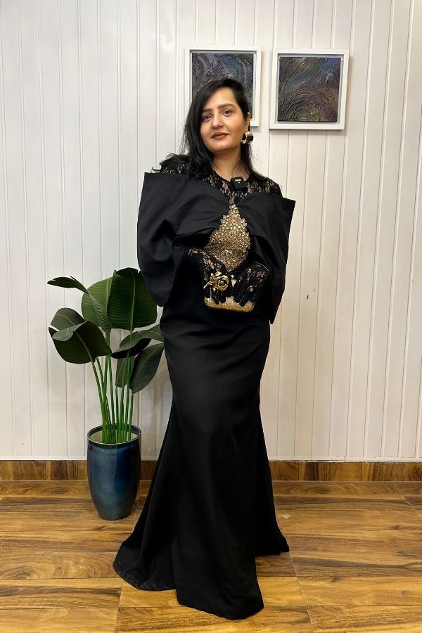 Blackout Glam Gown
