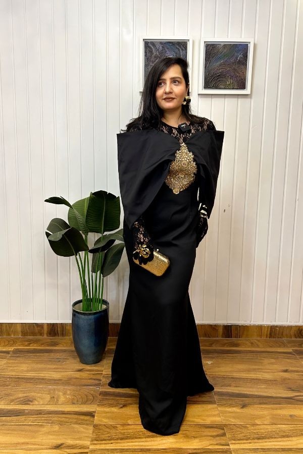 Blackout Glam Gown