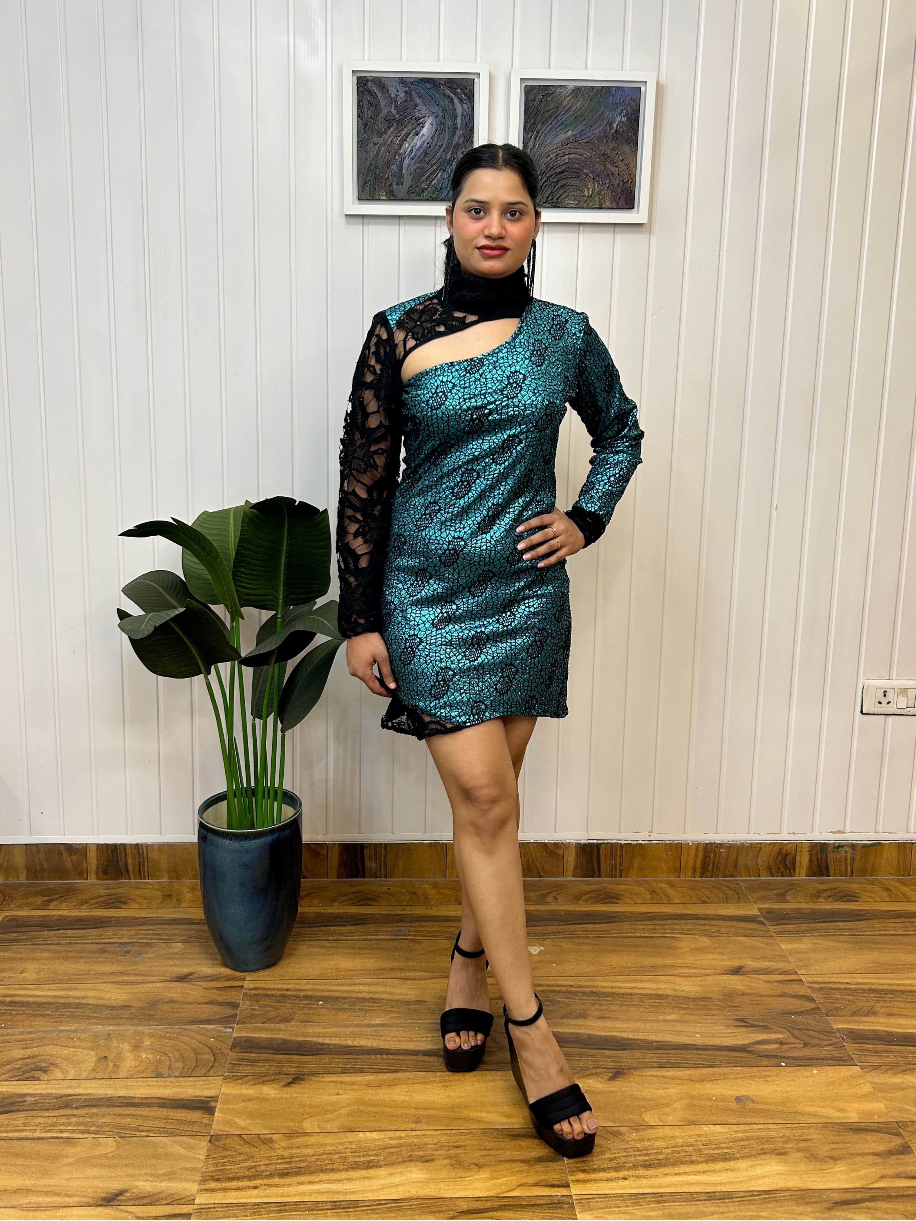 Crochet Glitter dress