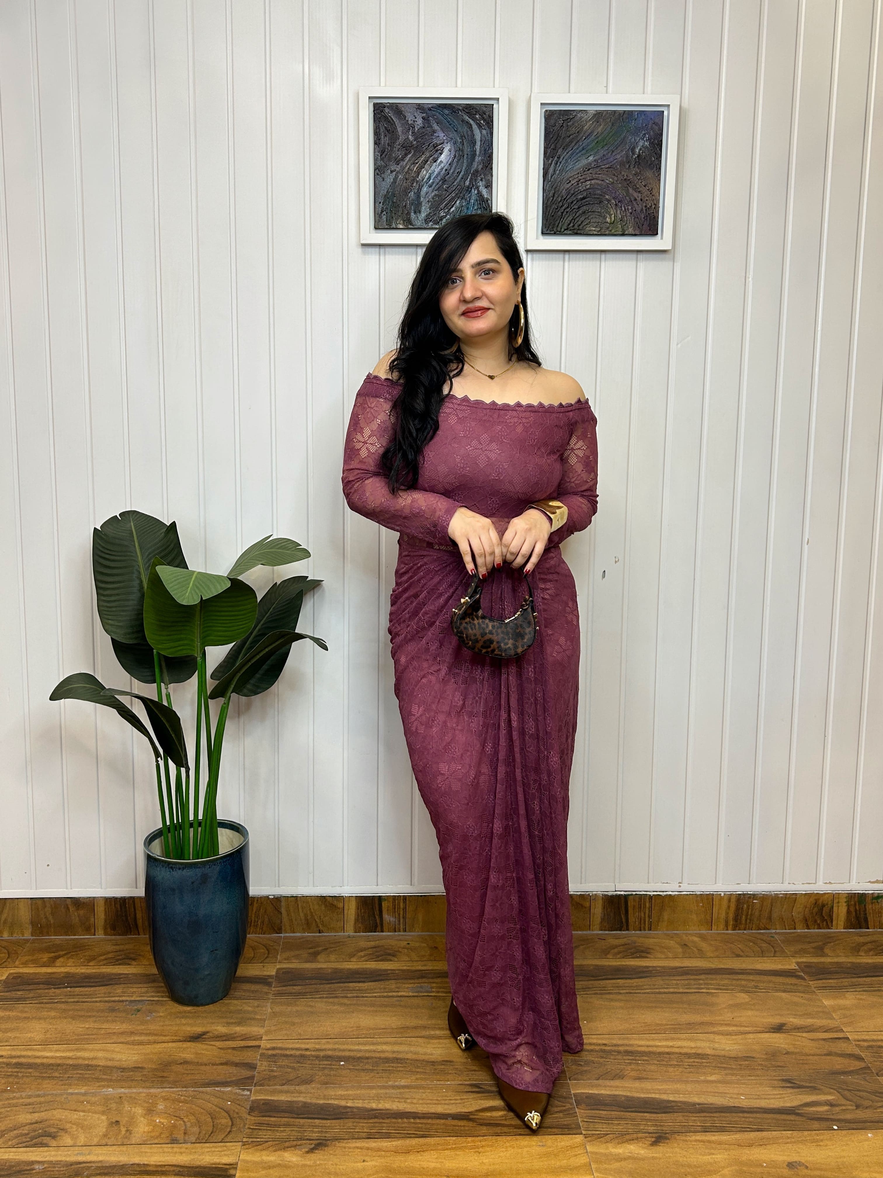 Berry Bloom Lace Dress