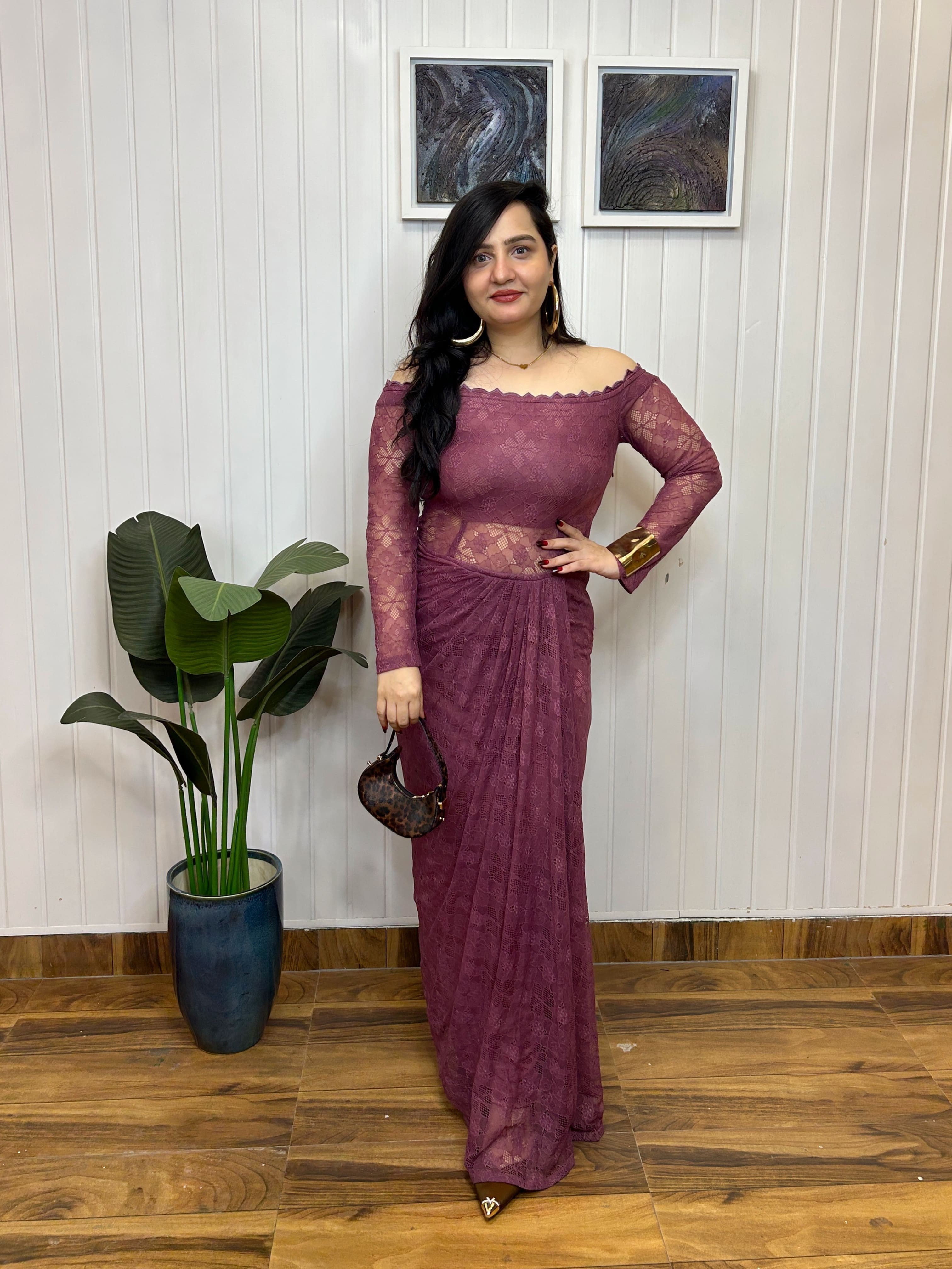 Berry Bloom Lace Dress