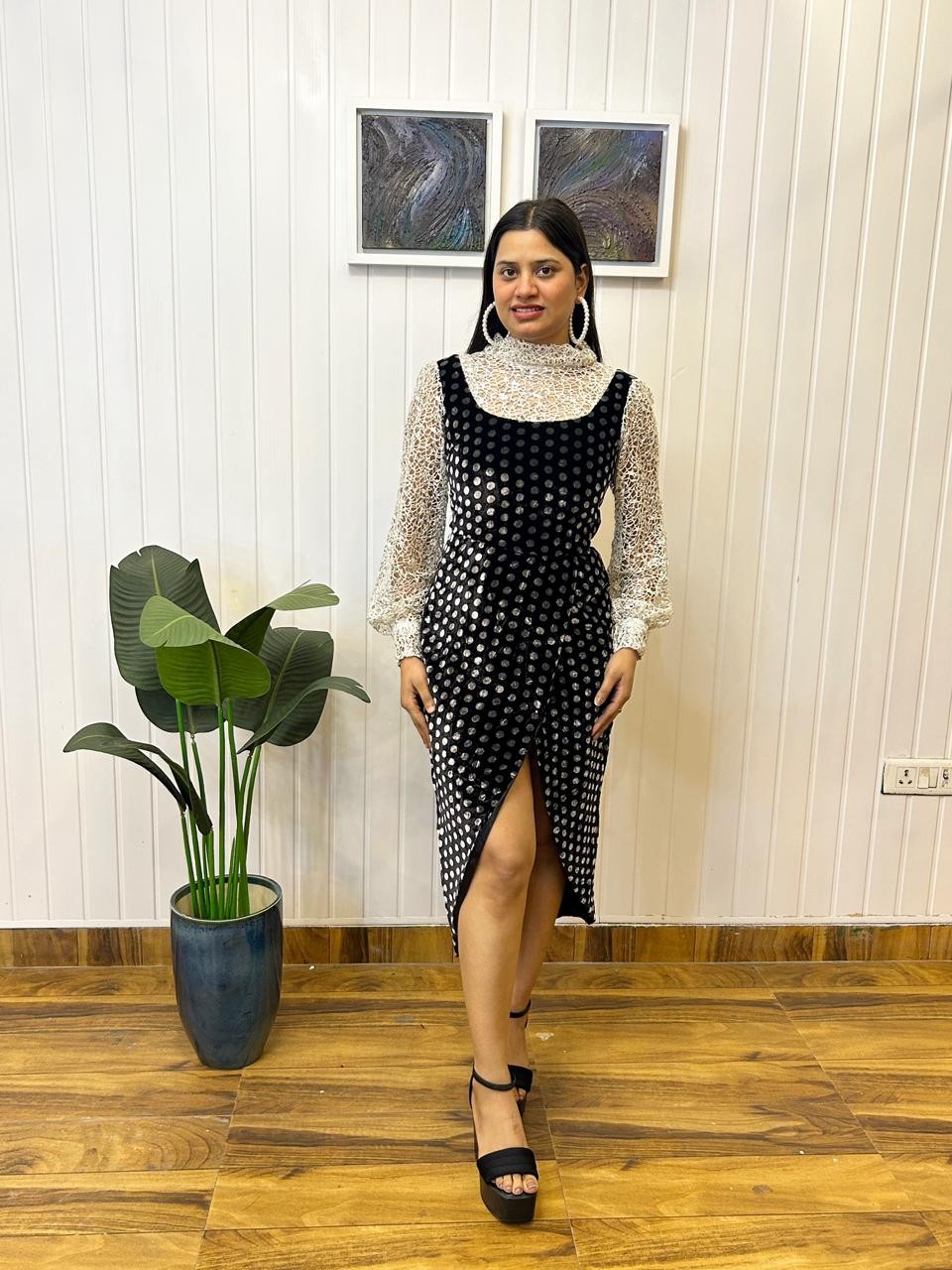 Party in Polka Dress