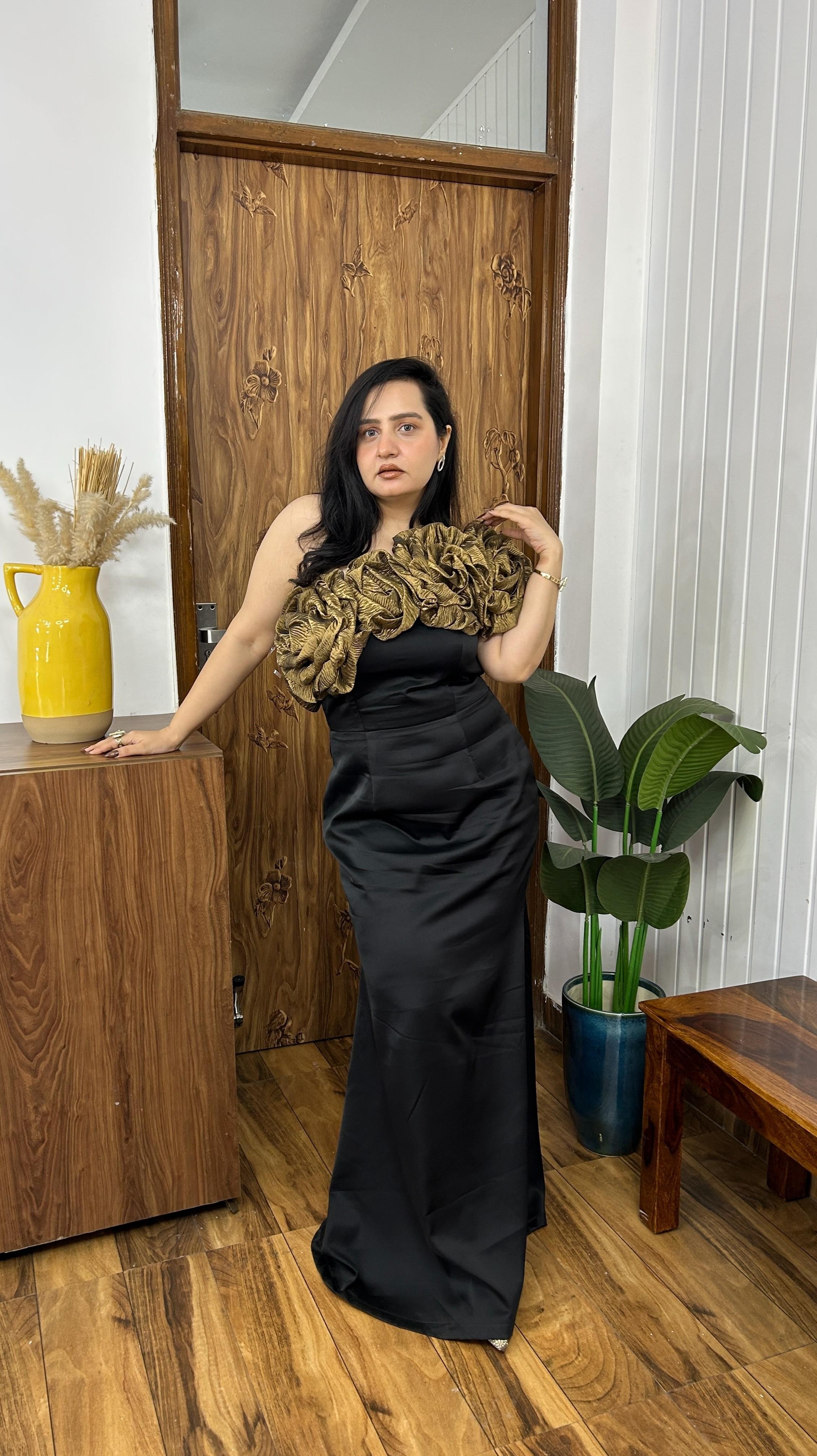 The Golden Bloom Gown