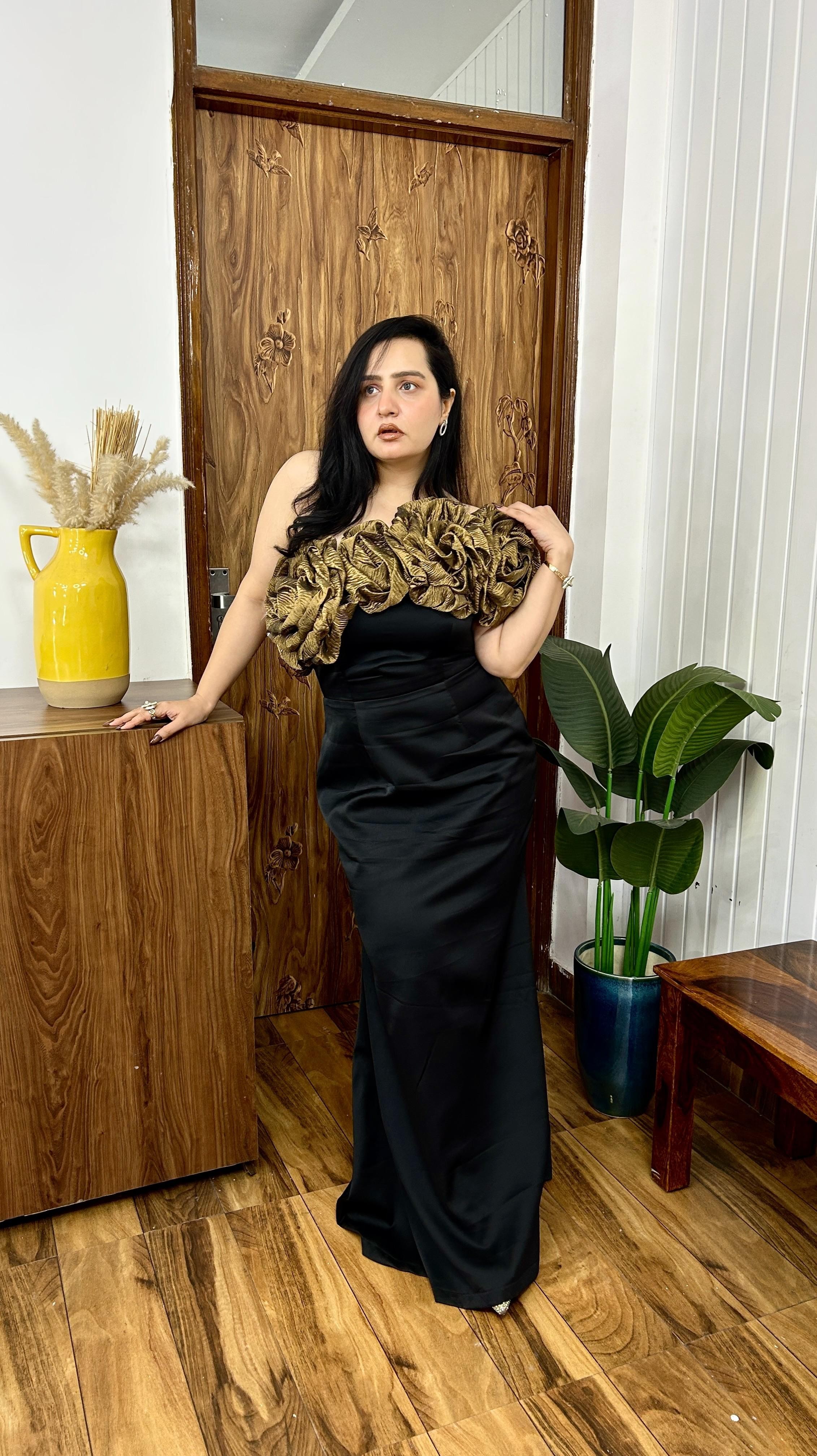 The Golden Bloom Gown