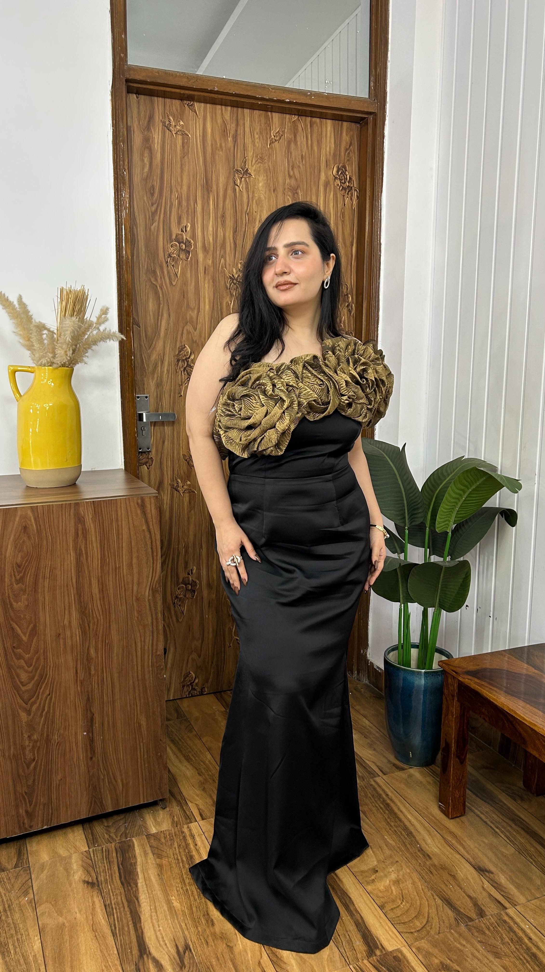 The Golden Bloom Gown