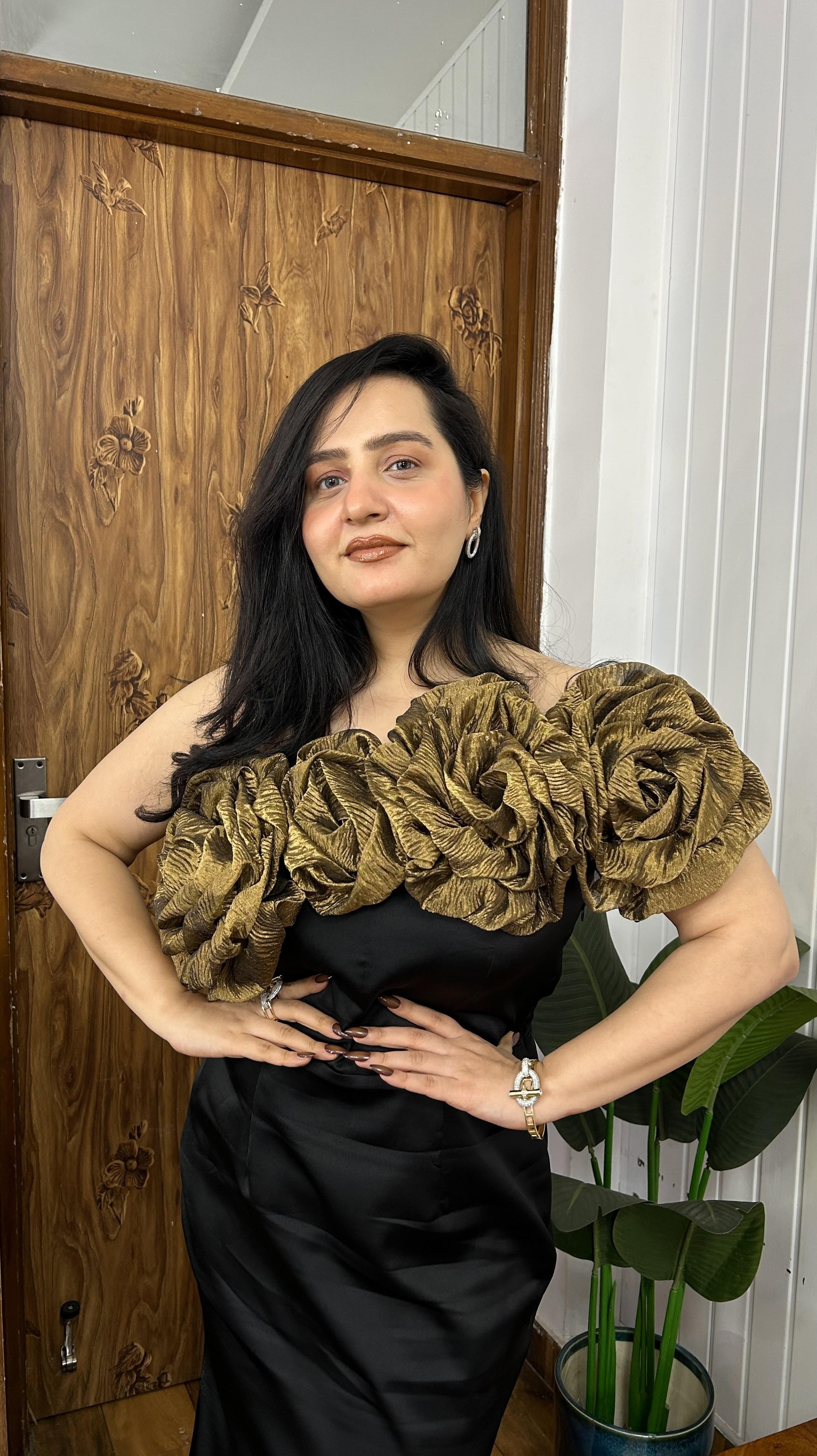 The Golden Bloom Gown