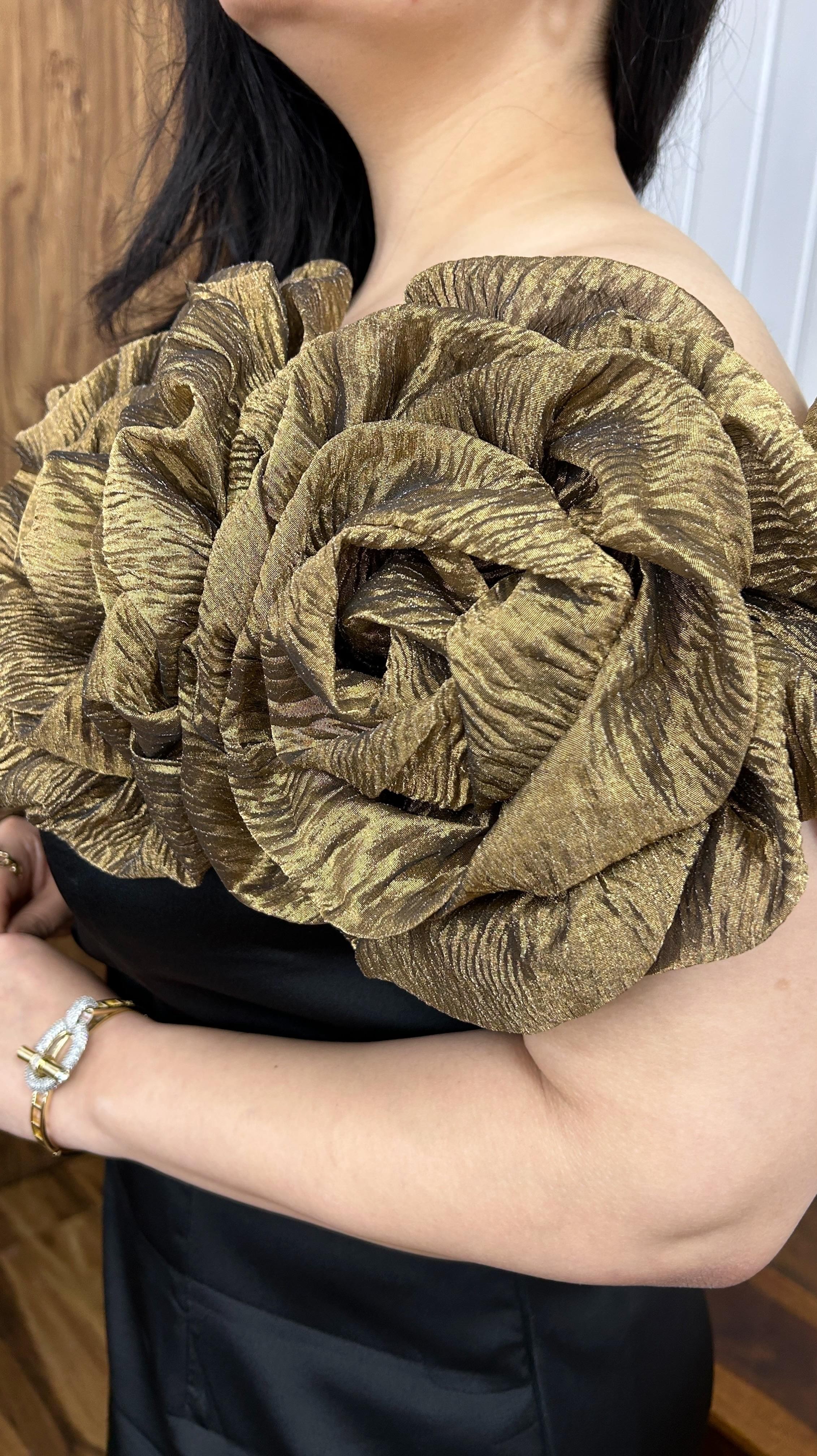 The Golden Bloom Gown