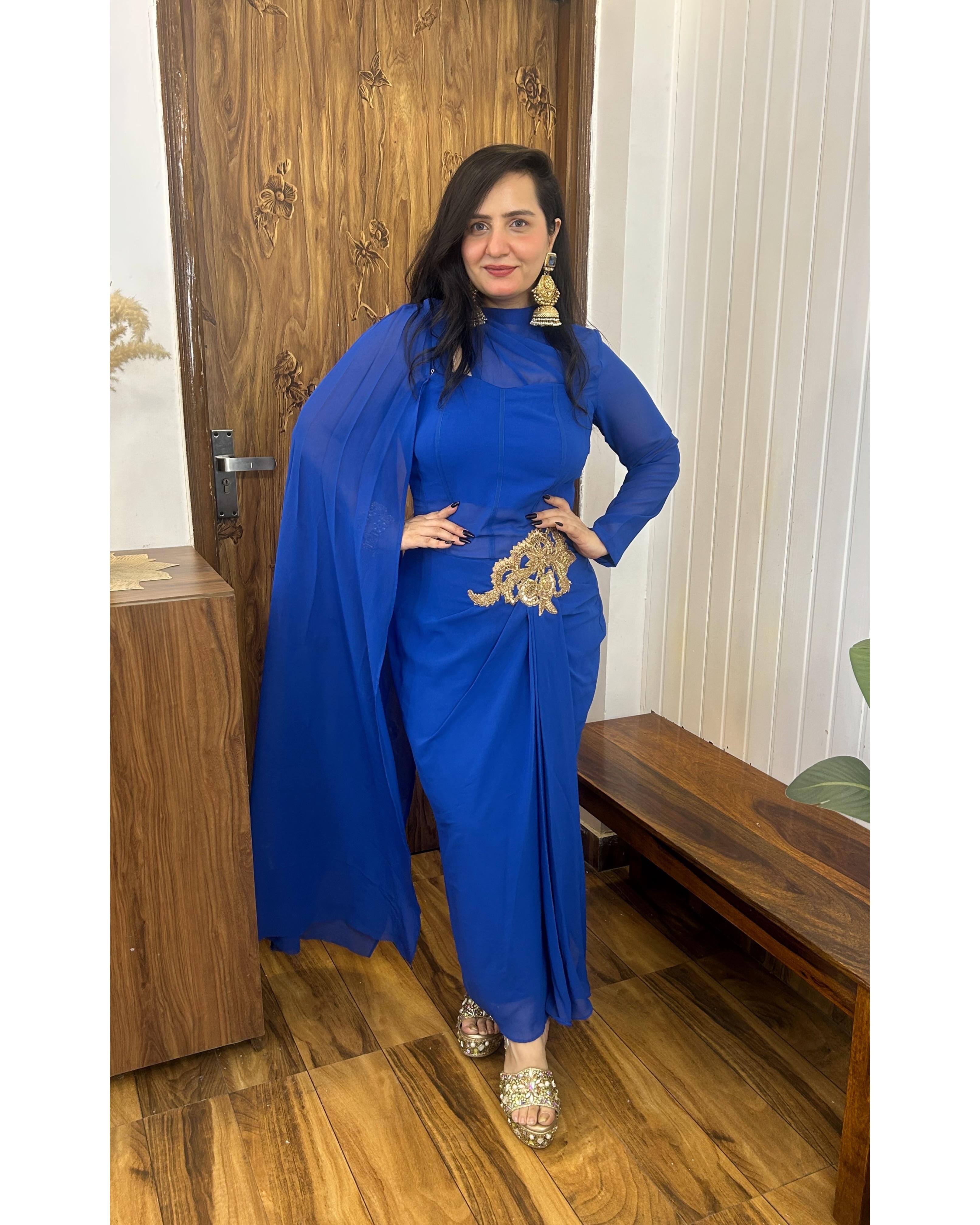 Neel Noor Draped Dress