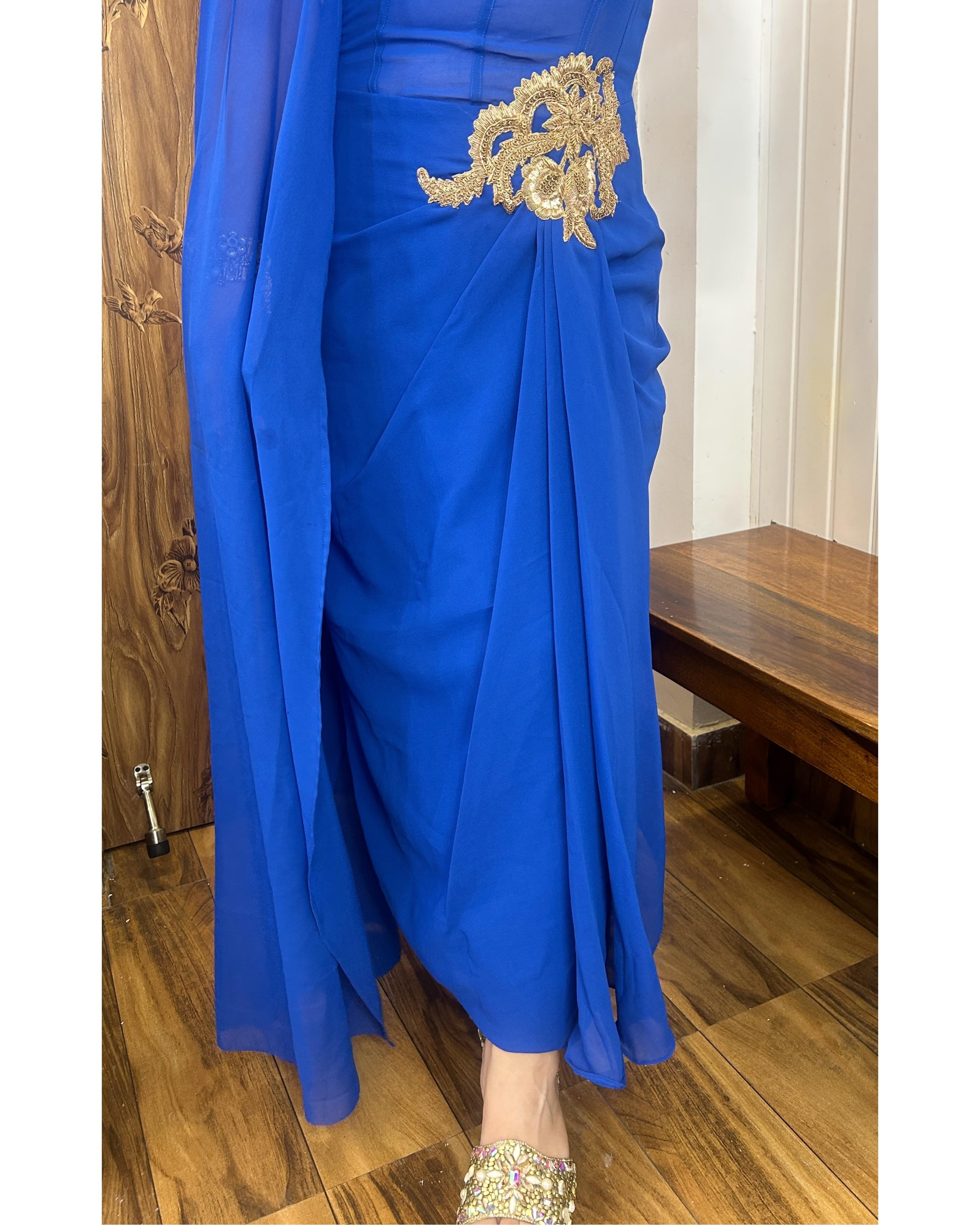 Neel Noor Draped Dress
